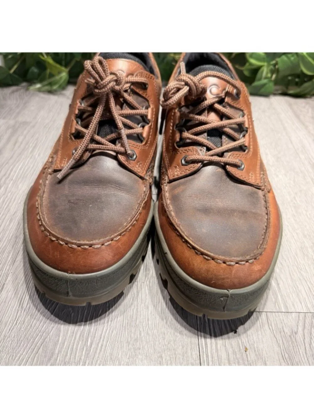 ECCO Mens Track 25 Boot Size 45 11 Brown Leather GoreTex Waterproof Hiking Trail